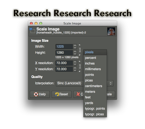 RESEARCH AND SCALE (by Tom Russell)