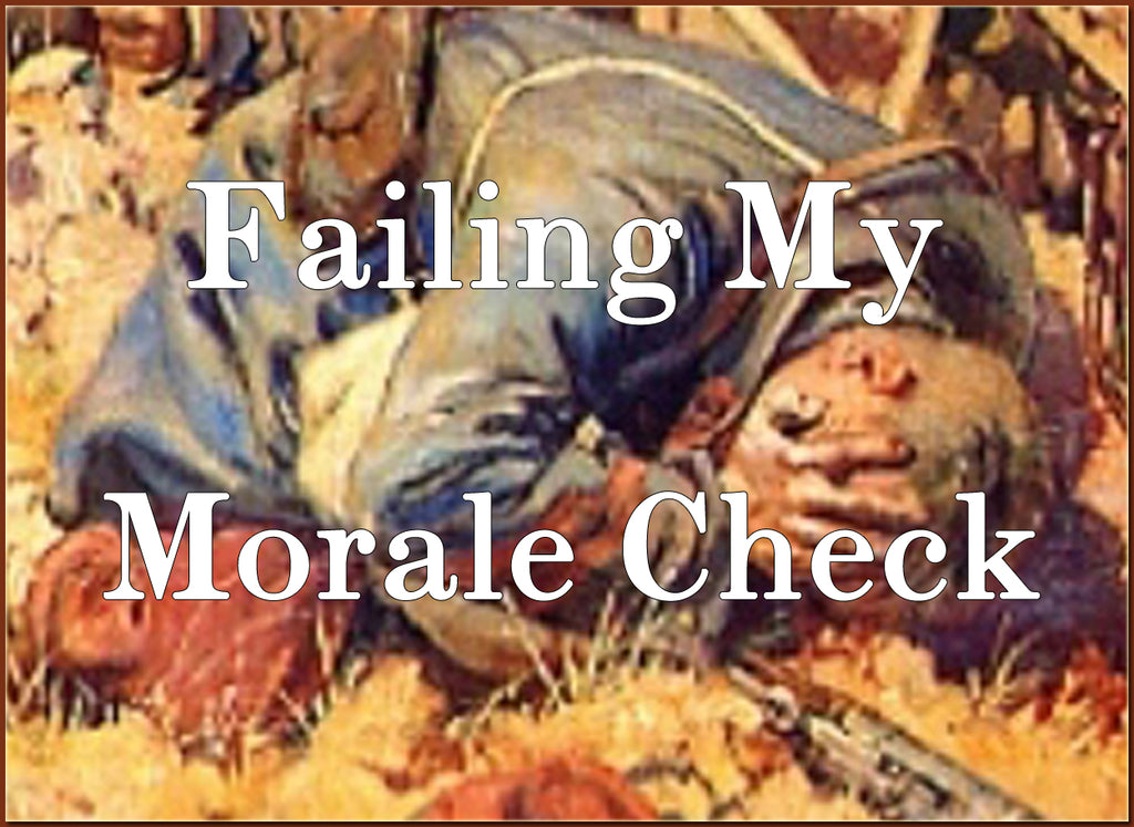 FAILING MY MORALE CHECK (by Tom Russell)
