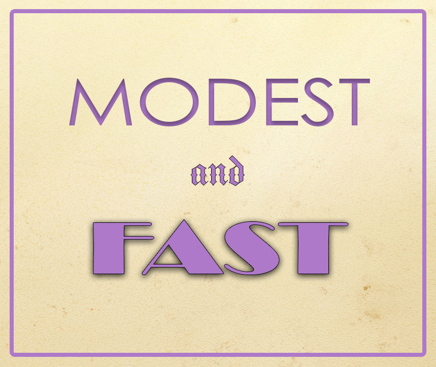 MODEST AND FAST (by Amabel Holland)